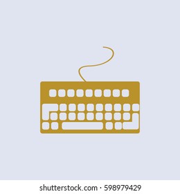 computer keyboard. 