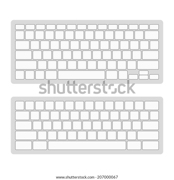 blank computer keyboard