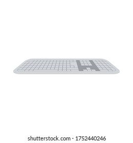 computer keyboard hardware isolated icon vector illustration design