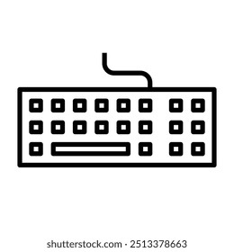 Computer Keyboard Icon IT Hardware Electronic Device Symbols