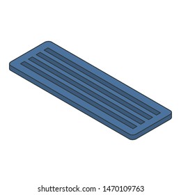 Computer keyboard icon. Isometric of computer keyboard vector icon for web design isolated on white background - Powered by Shutterstock - Get 15% off with code: PIKWIZARD15