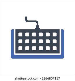 Computer Keyboard icon, Vector Graphics