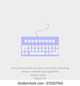 computer keyboard. Input device