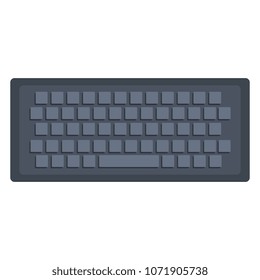 computer keyboard isolated icon