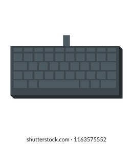 computer keyboard isolated icon