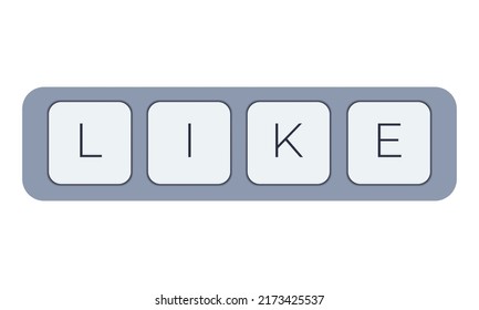 Computer keyboard key with key like. Keyboard keys icon button