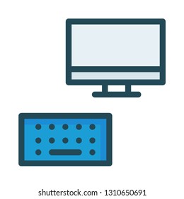 computer   keyboard   monitor  
