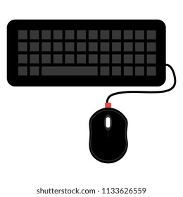 computer keyboard and mouse
