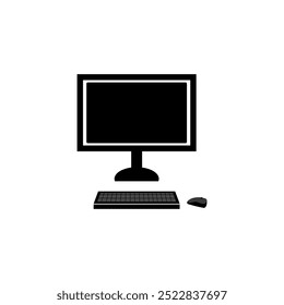 computer, keyboard and mouse icon design