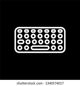 Computer Keyboard sign icon - vector