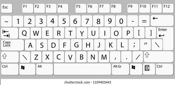 Computer Keyboard Smartphone Mobile Phone Keypad Stock Vector Royalty Free