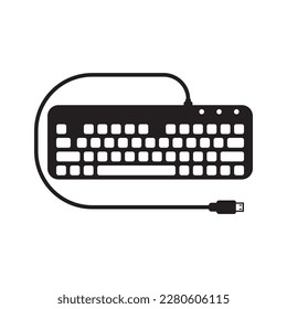 Computer keyboard symbol icon logo,illustration design template