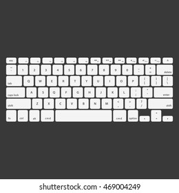 Computer Keyboard Vector Stock Vector (Royalty Free) 469004249 ...