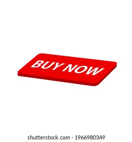 computer keyboard with word Buy now. Vector illustration