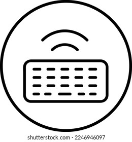 computer keybord icon, stock vector, logo isolated on white background..eps
