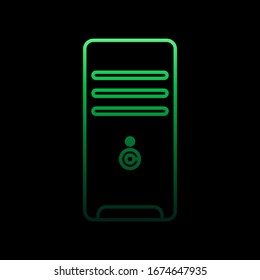 Computer keys nolan icon. Simple thin line, outline vector of computer hardware icons for ui and ux, website or mobile application