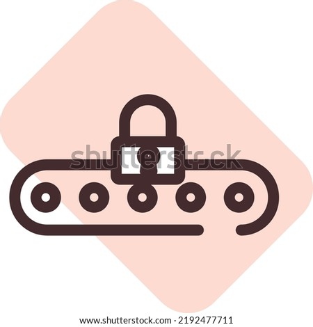 Computer keyword, illustration, vector on a white background.