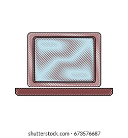 computer laptop device object display blank