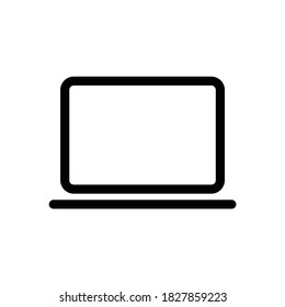 Icono de ordenador portátil en los pasos 8