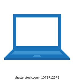 computer laptop isolated icon