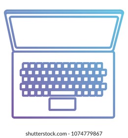 computer laptop isolated icon