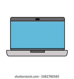 computer laptop isolated icon