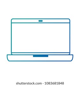 computer laptop isolated icon