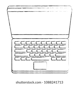 computer laptop isolated icon