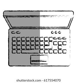 computer laptop isolated icon