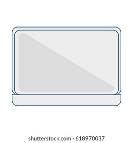 computer laptop isolated icon