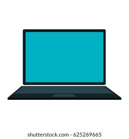 computer laptop isolated icon