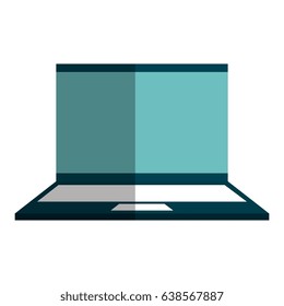 computer laptop isolated icon