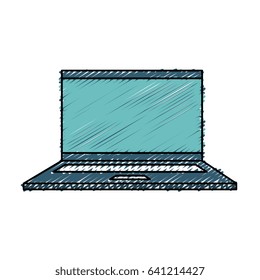 computer laptop isolated icon