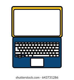 computer laptop isolated icon