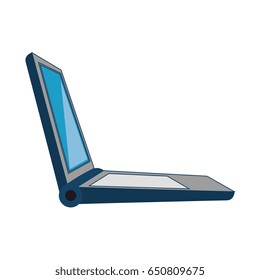 computer laptop isolated icon