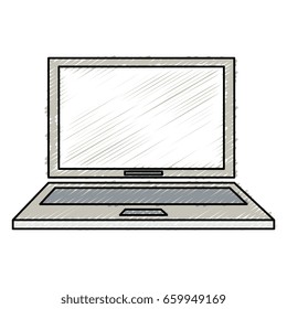computer laptop isolated icon