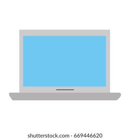computer laptop isolated icon