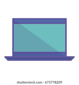 computer laptop isolated icon