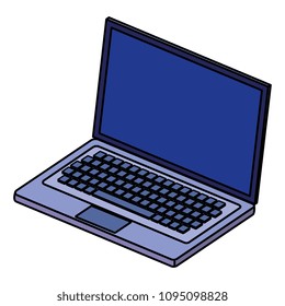computer laptop isometric icon