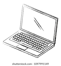 computer laptop isometric icon