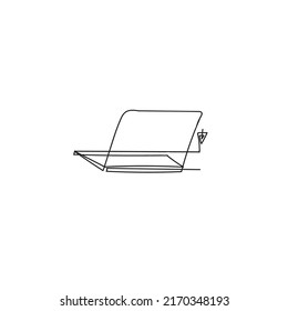 computer laptop logo. Illustration icon vector