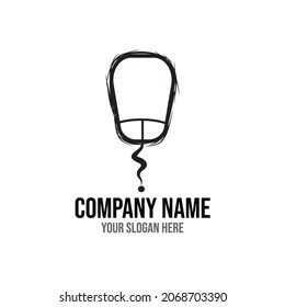 Computer or laptop mouse icon logo design