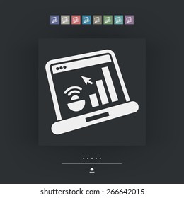 Computer levels icon