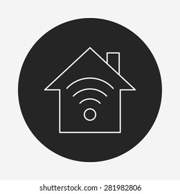 computer line icon