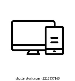 Icono de línea de equipo ilustración de icono relacionada con la tecnología electrónica. Diseño de vector simple editable. Píxel perfecto a 32 x 32