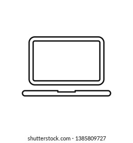 Computer line icon vector illustration. PC icon for web and mobile concept
