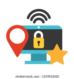 computer location pin internet big data security