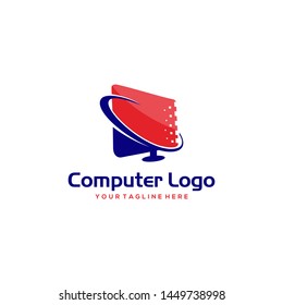 Computer Logo Images Stock Vectors