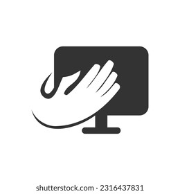 plantilla de logotipo de equipo. Identidad de la marca Ilustración de iconos. Ilustración aislada y plana. Gráfico vectorial