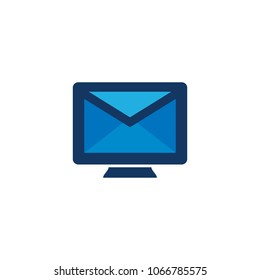 Computer Mail Logo Icon Design